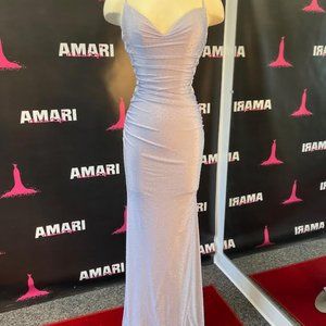 La Femme Prom Dress 31365 Light Periwinkle Size 00 NWT